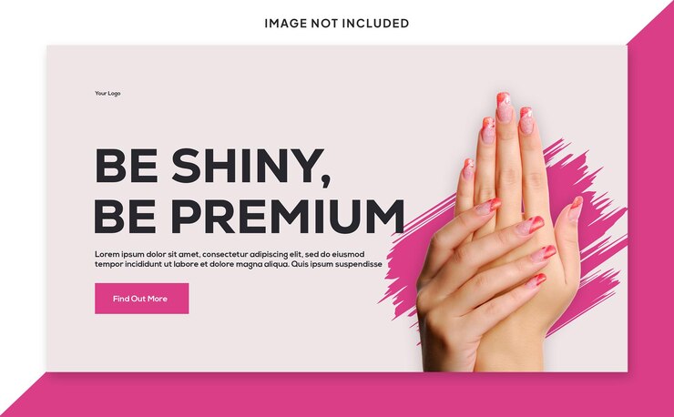 Dynamic Full HD 4K PSD nail saloon Banner Slider Free Download Editable PSD