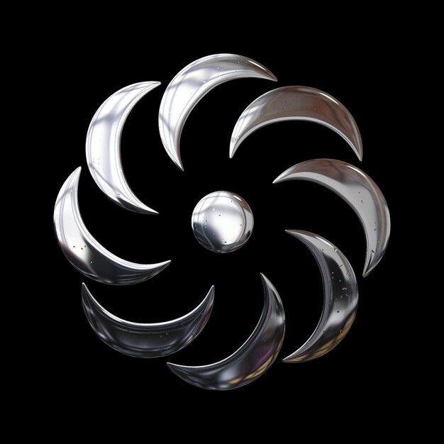 Dynamische Formen Y2k-Designelement