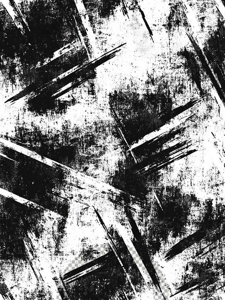 PSD dynamische schwarz-weiß-textur mit diagonalen pinselstrichen verleiht visuelles interesse