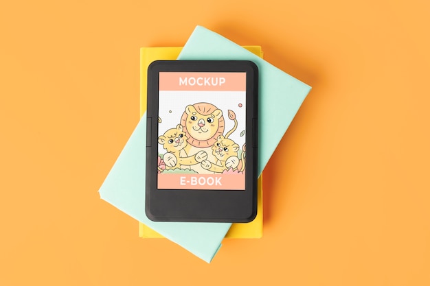 E-Book-Modell von oben