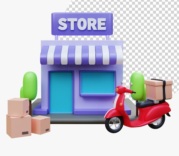 E-commerce-konzept online-shopping und lieferservice auf der webseite des app-designs für mobile anwendungen