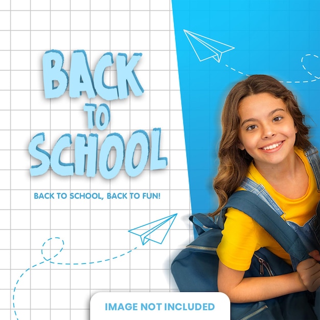 É hora de voltar para a escola.