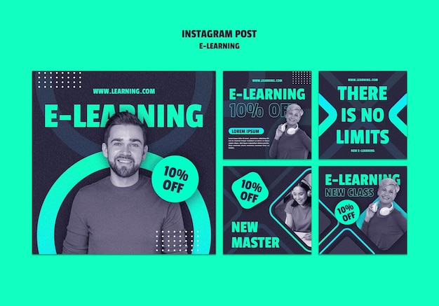 E-Learning-Vorlagendesign
