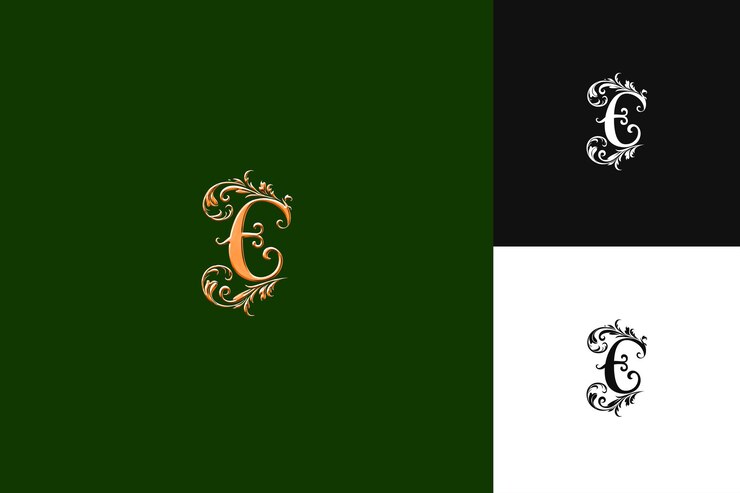 PSD e-letter-logo mit großzügiger stimmung wortzeichen logo-stil-design lo illustration logo-vektor-designs