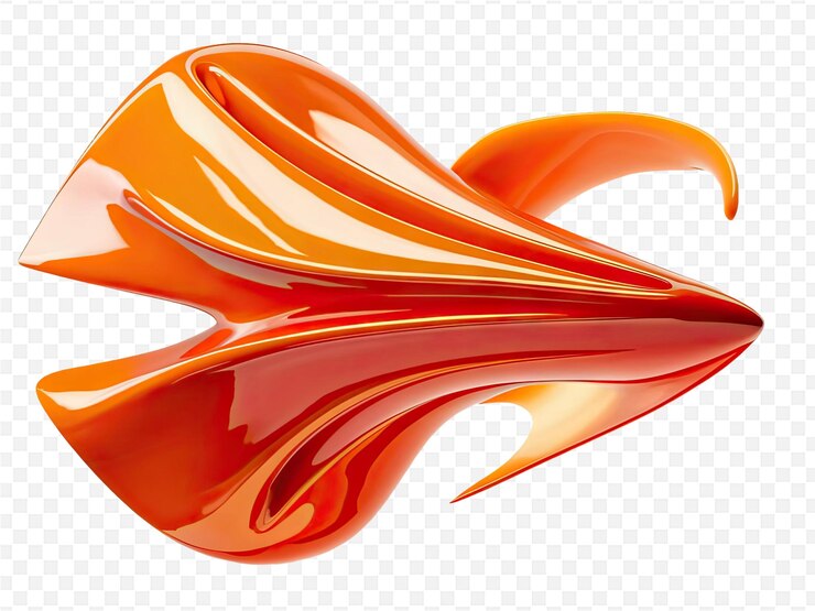 PSD e liquido rosso con uno sfondo bianco arancione