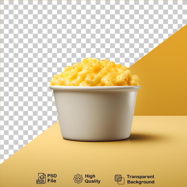 PSD e maccheese em panela isolado em fundo transparente incluem arquivo png