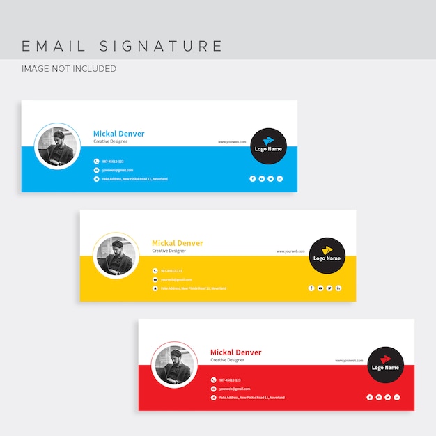 E-mail-signaturvorlage