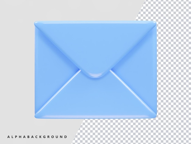 E-mail-symbol 3d-elementillustration