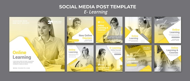 E Social Media Post lernen