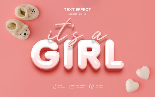 E' un effetto di testo femminile.