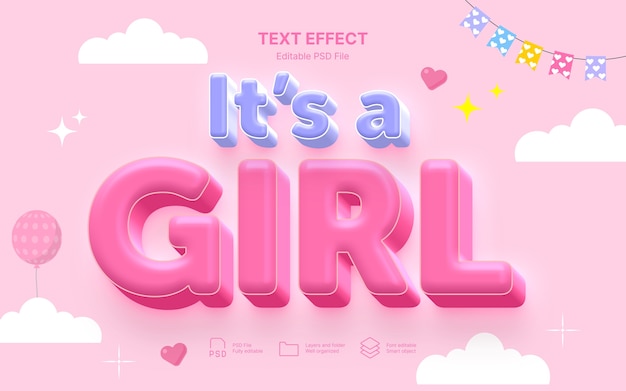 E' un effetto di testo femminile.