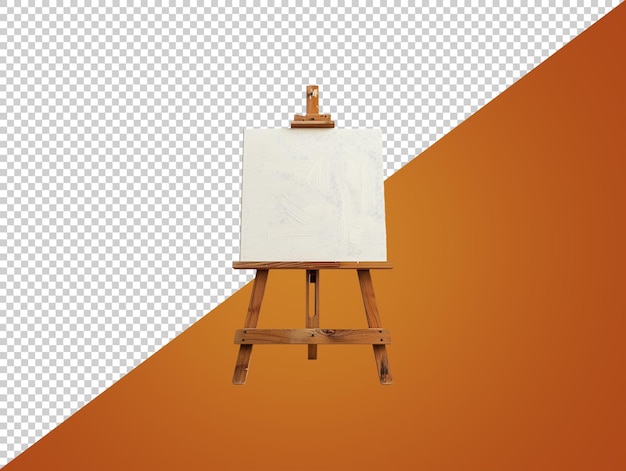 PSD easel avec fond transparent