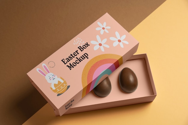 PSD easter box verpackungsmodell