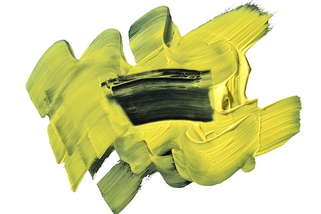 Échantillon d'aquarelle isolé