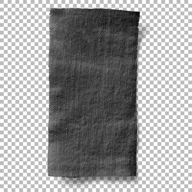 Un échantillon de tissu sombre texturé présentant un motif tissé adapté aux applications de conception et de textile