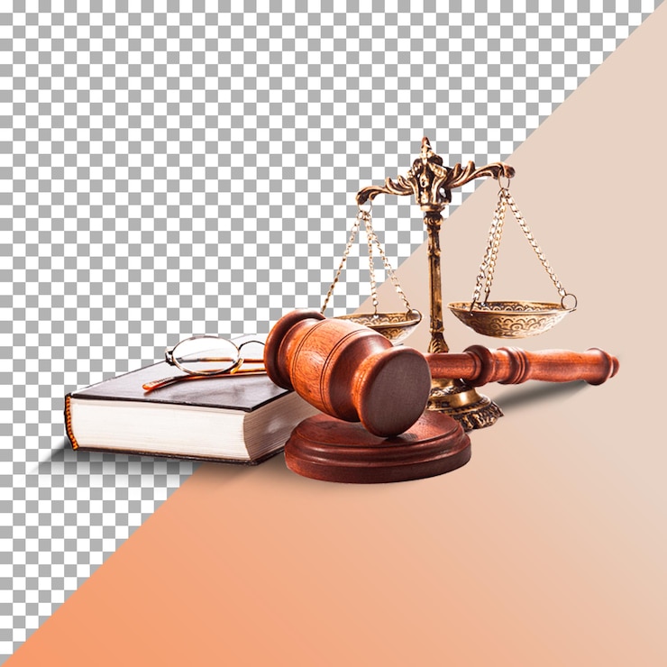 PSD une échelle avec le mot justice dessus