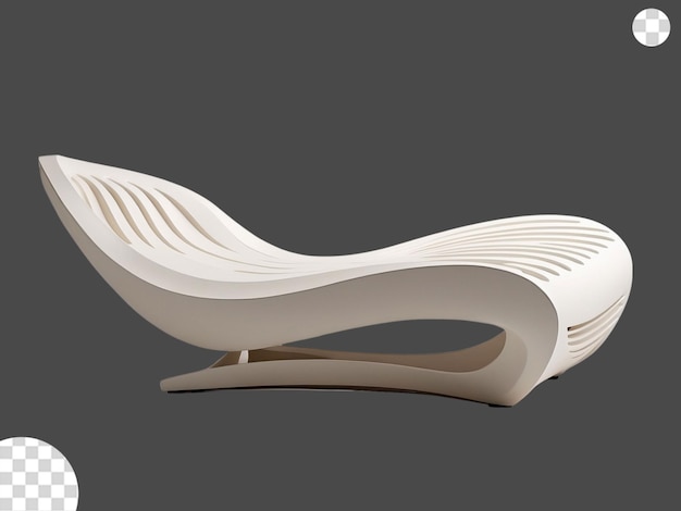 Echo curve chaise lounge png durchsichtig