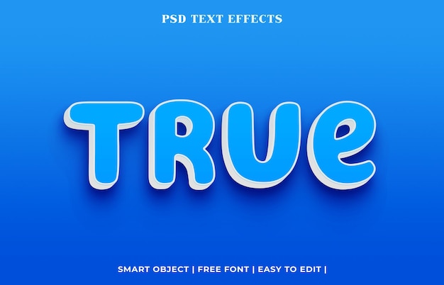ECHTES PSD-Texteffektdesign, 3D-bearbeitbar