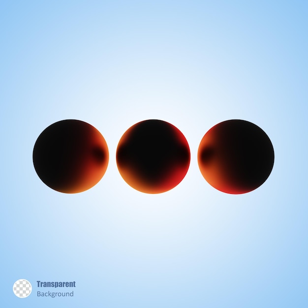 PSD Éclipse de lune rouge dans la conception de rendu 3d