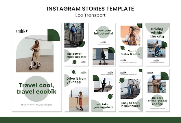 Eco transport instagram geschichten eingestellt