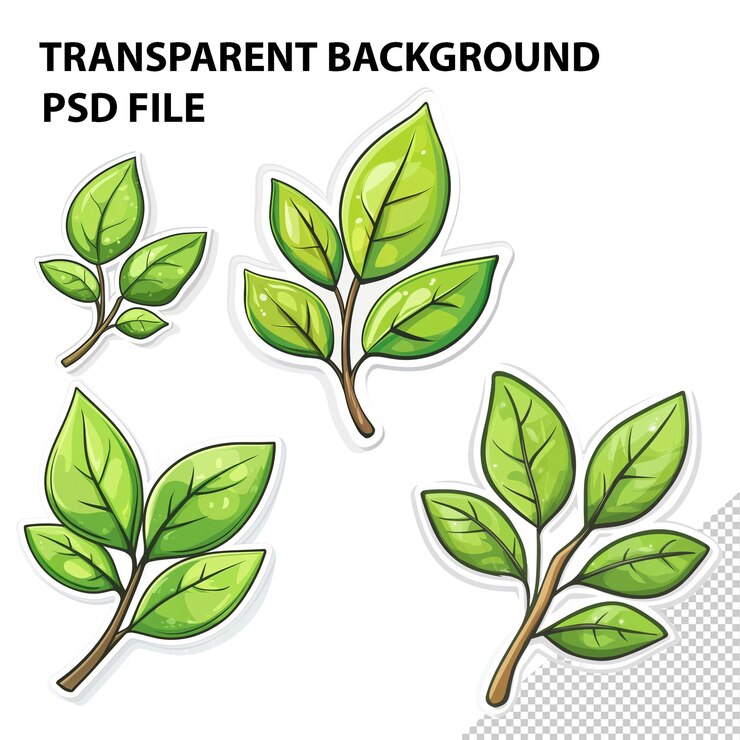PSD ecofriendly label cartoon vector illustration clipart white background