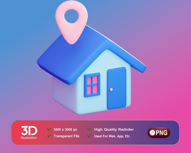 Ecommerce 3D Iconos ori home Ilustraciones