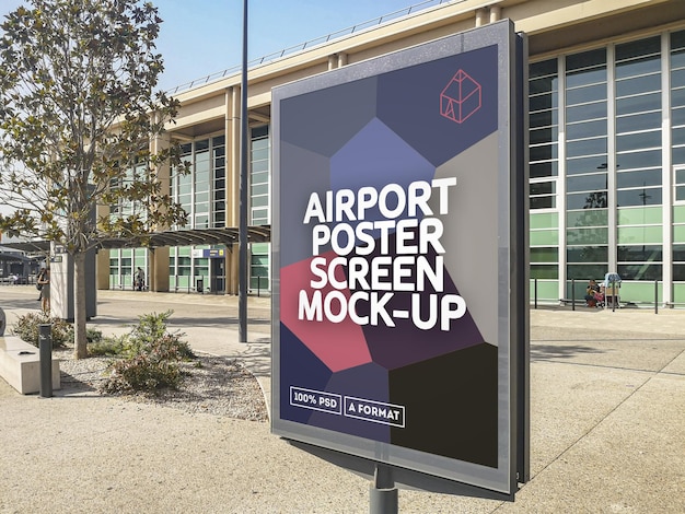 Écran D'affiche D'aéroport