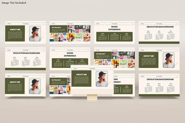 PSD écran de bureau avec maquette de présentation de site web