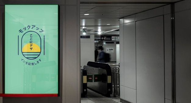 Écran d'information voyage