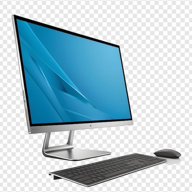 un écran d'ordinateur avec un écran bleu et un fond blanc