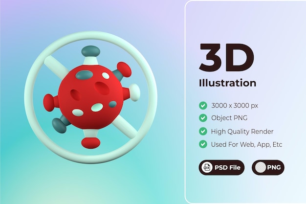 Un écran Qui Dit Illustration 3d Dessus