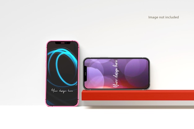 Écran Smartphone sur étagère murale