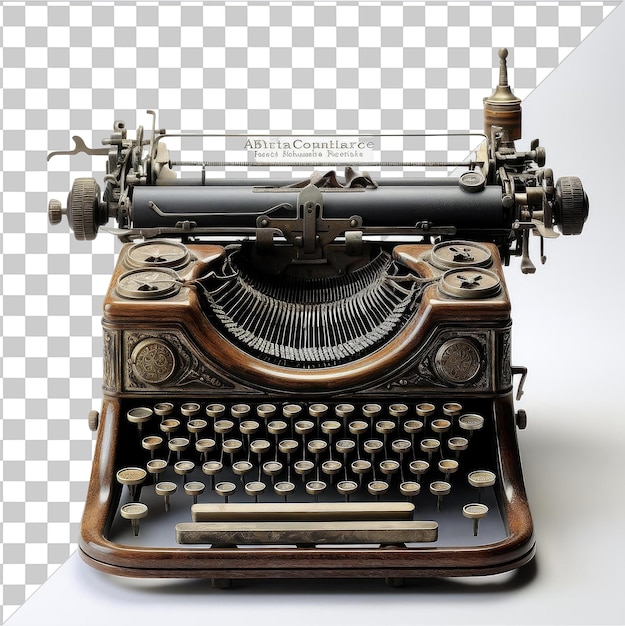 Écrivain Photographique Réaliste De Haute Qualité Psd Transparent _ S Processus D'écriture Machine à écrire