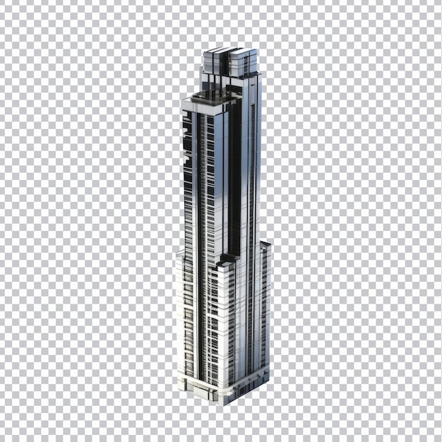 PSD edifício 3d png