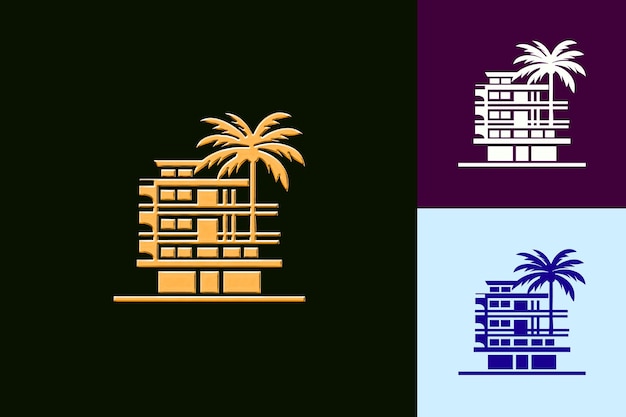 Edificio de Brasilia con estructura de icono minimalista con diseño de icono de cultura creativa de Brasil con geometría