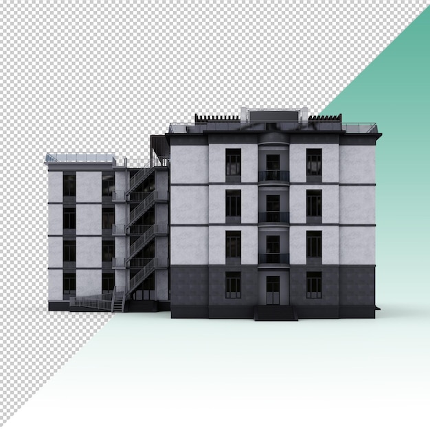 Edificio del sanatorio isolato