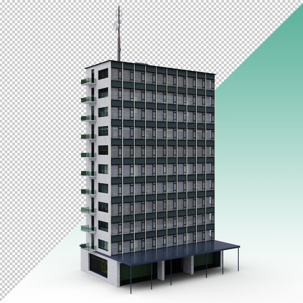 Edificio di un'azienda ad alta quota