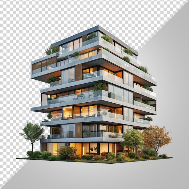 PSD edifício imobiliário png