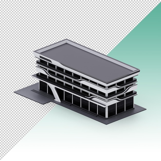Edificio moderno isolato