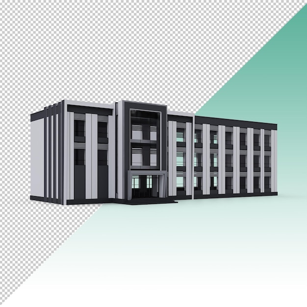 Edificio moderno isolato
