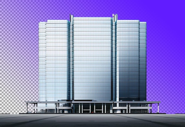 edificios aislados de la ciudad moderna png