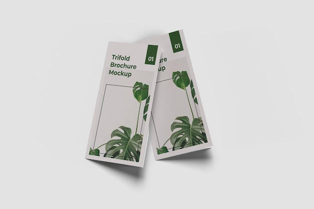 Editabile Trifold Brochure Mockup PSD