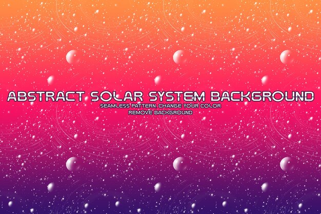 editable cosmic background with planet and star patterns