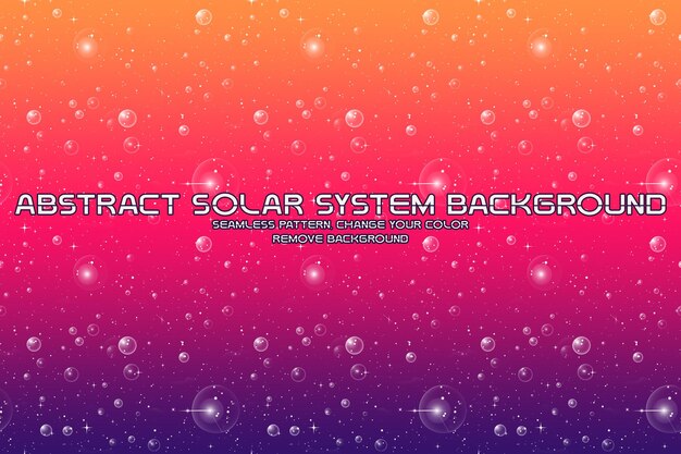 editable cosmic background with planet and star patterns