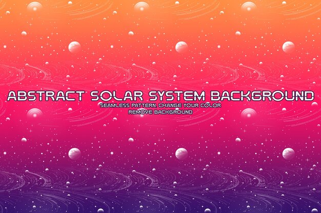 editable cosmic background with planet and star patterns