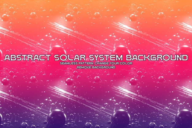 editable cosmic background with planet and star patterns