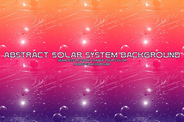 editable cosmic background with planet and star patterns