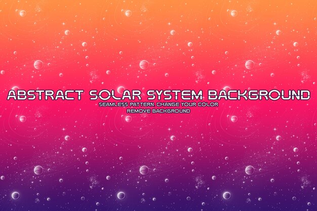 editable cosmic background with planet and star patterns