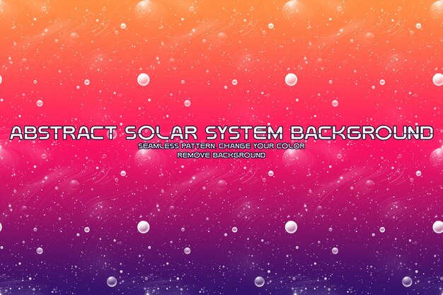editable cosmic background with planet and star patterns