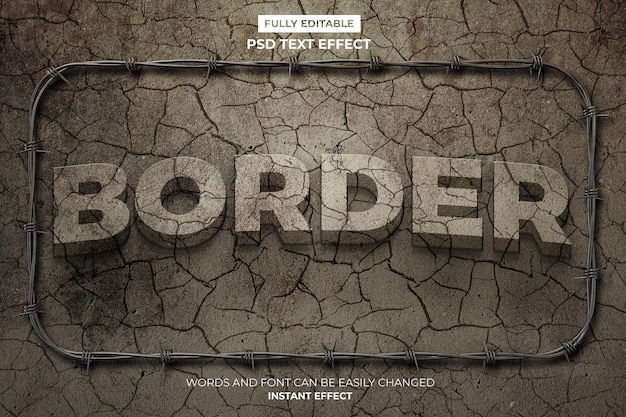 editable text effect
